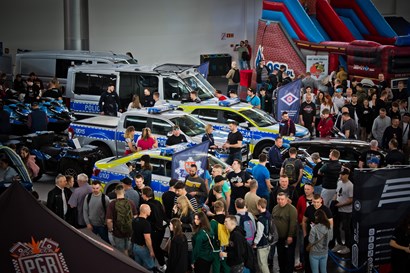 policja na poznan motor show