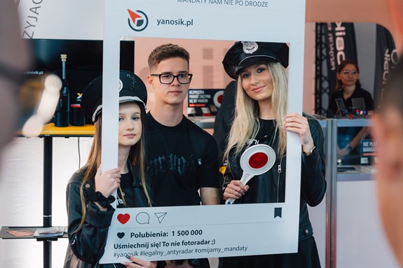 yanosik na poznan motor show