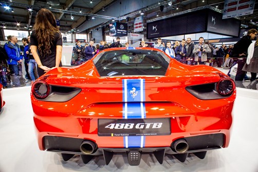 ferrari 488 gtb na poznań motor show